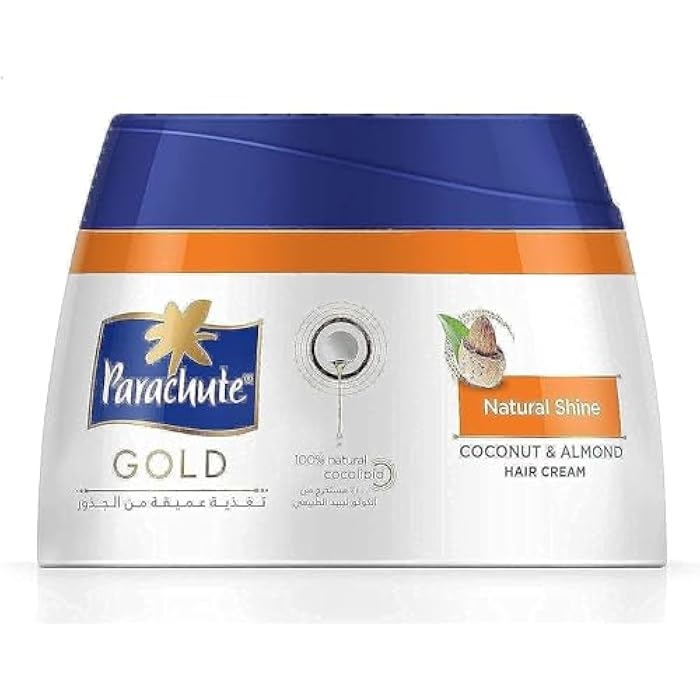 Parachute Hair Cream Cocount And Almond For Natural Shine - 140 ML